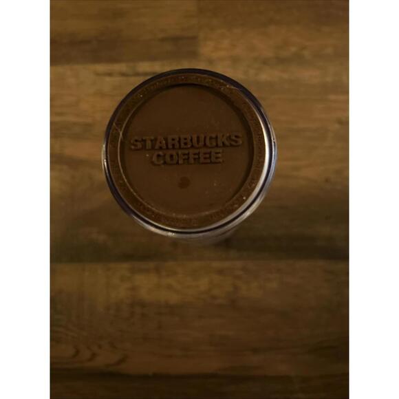 Starbucks Thailand Travel Tumbler 12 Oz Brown Lid Plastic Insulated LIMITED - Picture 6 of 6
